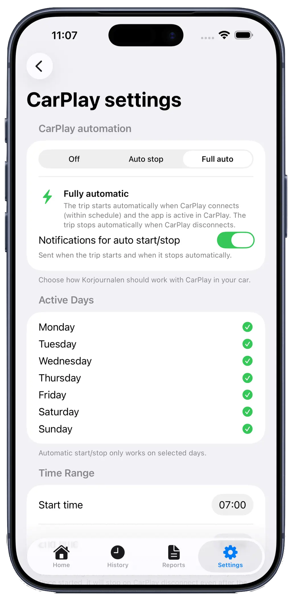 Asetukset ja oikotiet